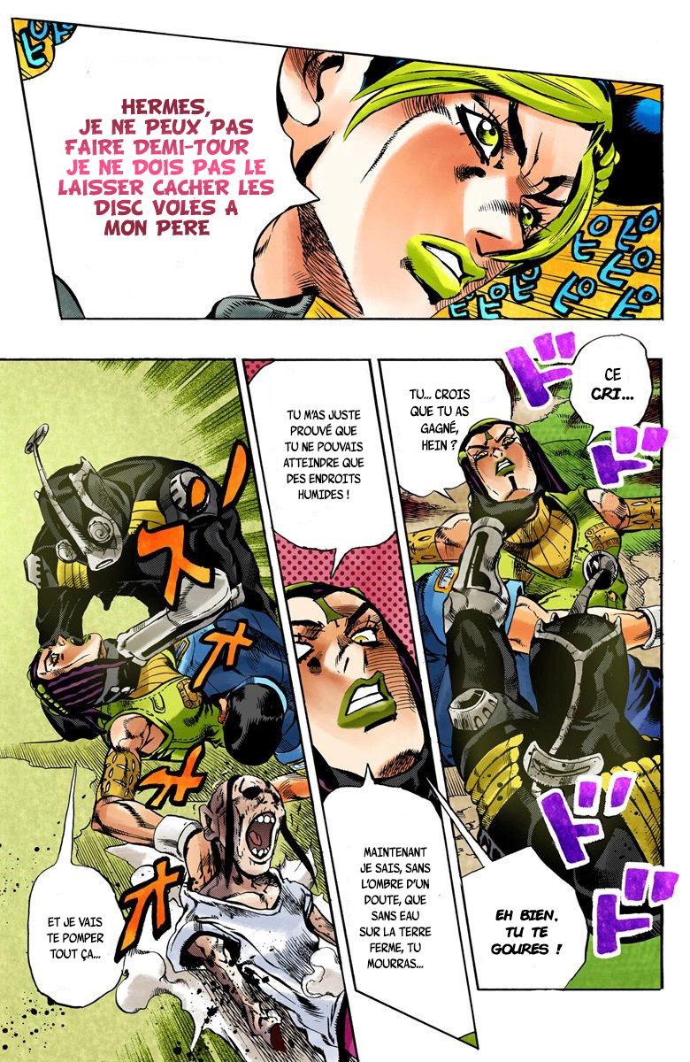 Read JoJo's Bizarre Adventure Part 6 Stone Ocean Official Colored FR Manga Online