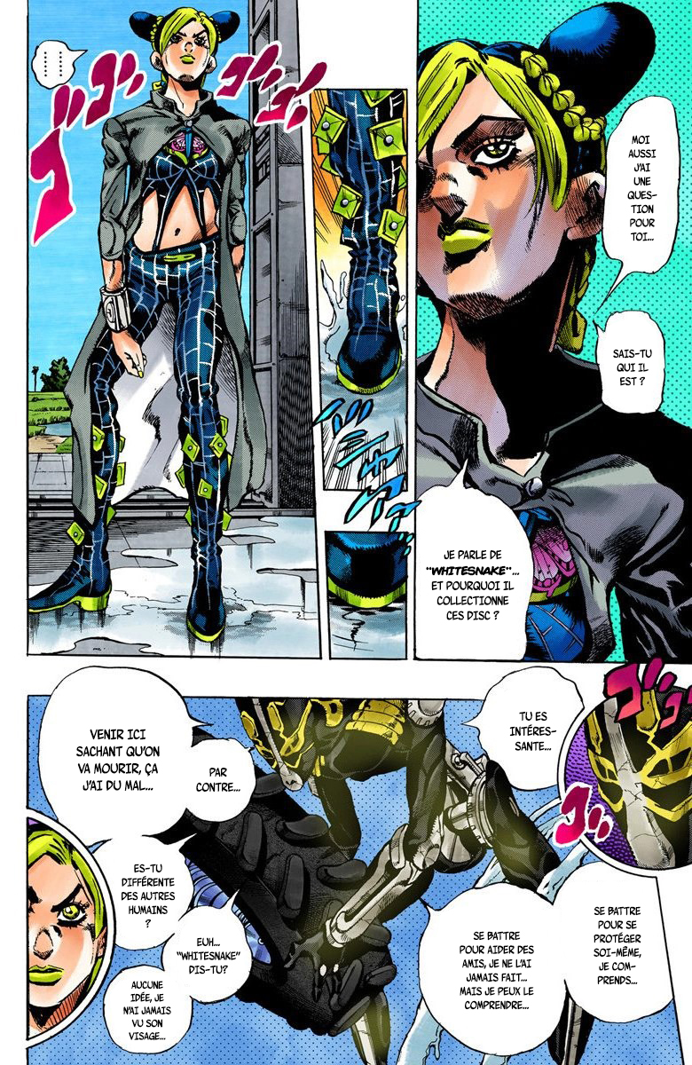 Read JoJo's Bizarre Adventure Part 6 Stone Ocean Official Colored FR Manga Online