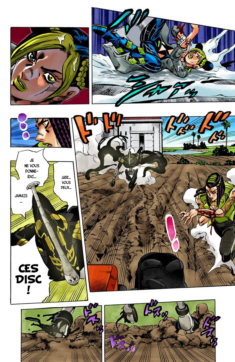 Read JoJo's Bizarre Adventure Part 6 Stone Ocean Official Colored FR Manga Online