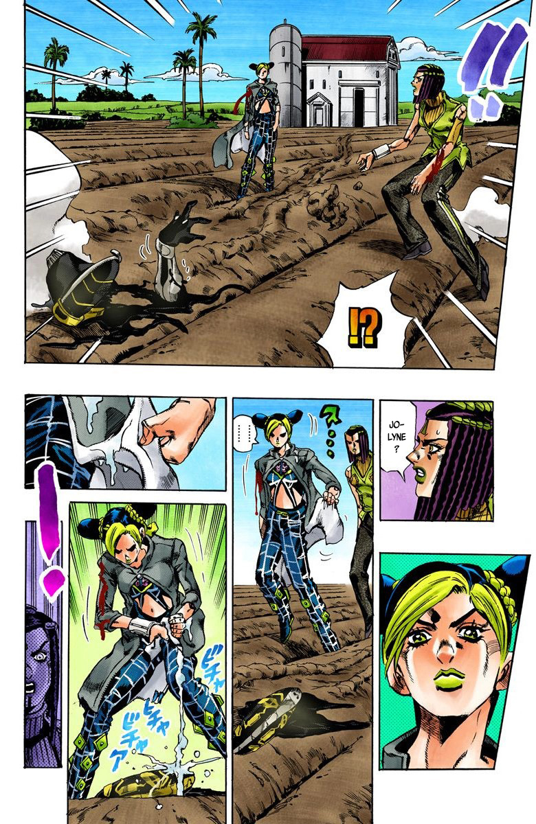 Read JoJo's Bizarre Adventure Part 6 Stone Ocean Official Colored FR Manga Online