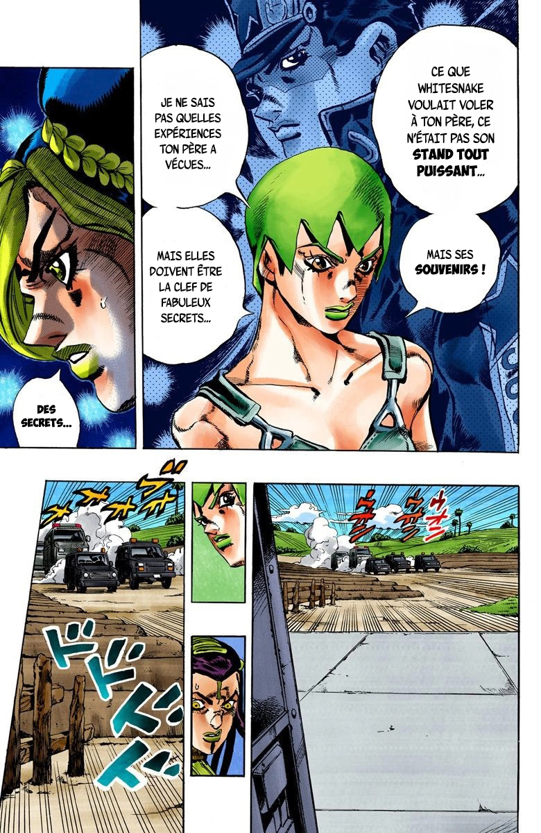 Read JoJo's Bizarre Adventure Part 6 Stone Ocean Official Colored FR Manga Online