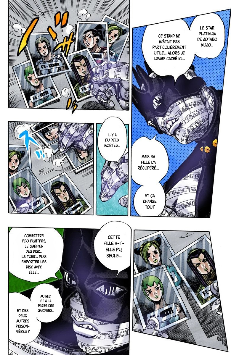 Read JoJo's Bizarre Adventure Part 6 Stone Ocean Official Colored FR Manga Online