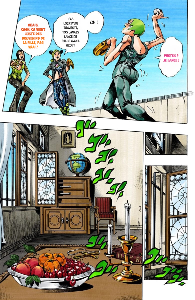 Read JoJo's Bizarre Adventure Part 6 Stone Ocean Official Colored FR Manga Online