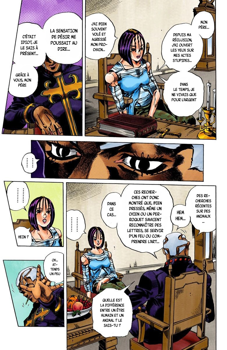 Read JoJo's Bizarre Adventure Part 6 Stone Ocean Official Colored FR Manga Online