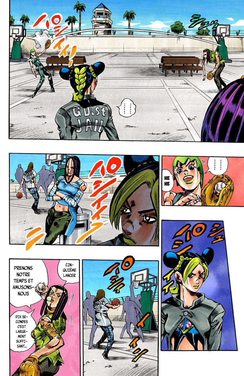 Read JoJo's Bizarre Adventure Part 6 Stone Ocean Official Colored FR Manga Online