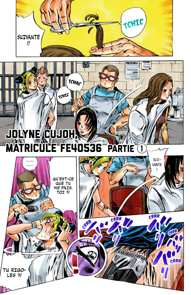 Read JoJo's Bizarre Adventure Part 6 Stone Ocean Official Colored FR Manga Online