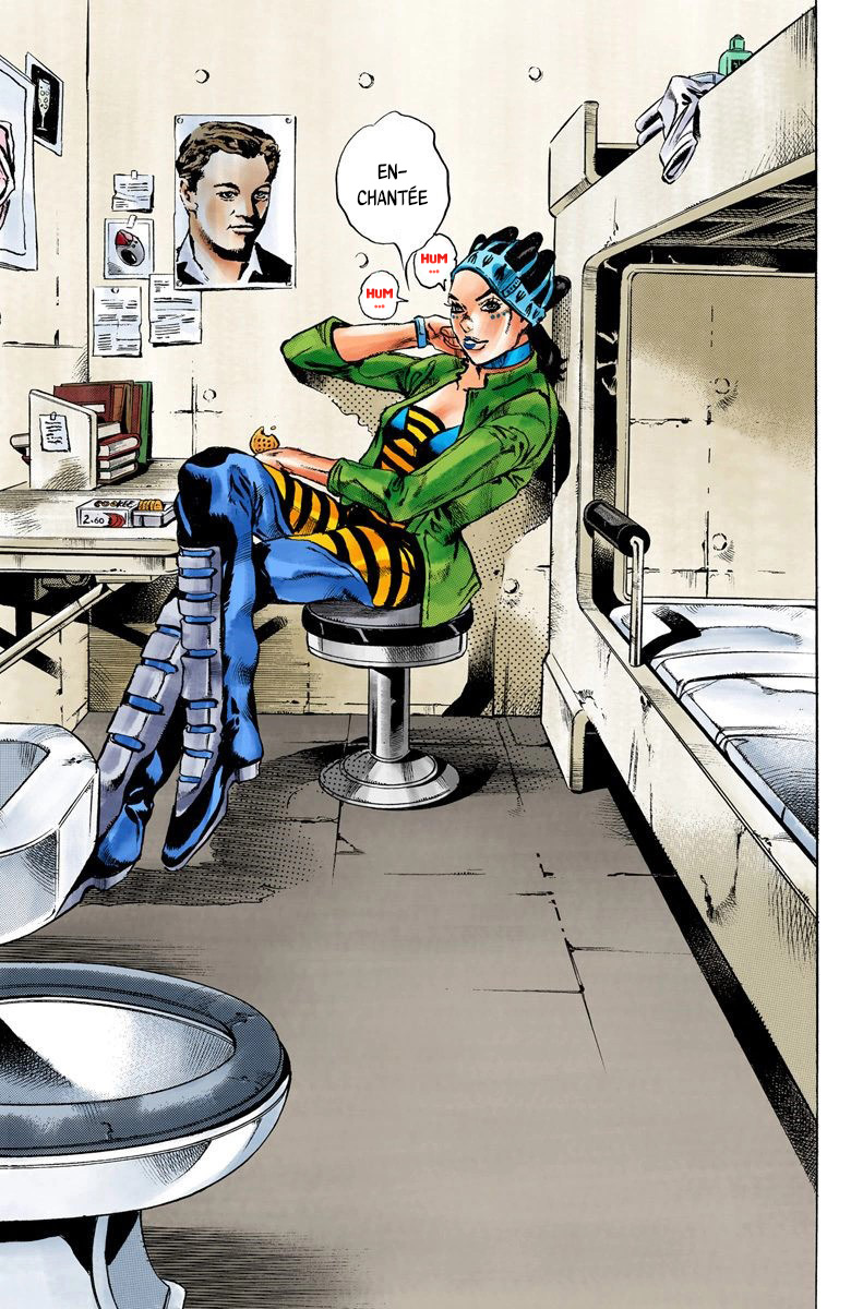 Read JoJo's Bizarre Adventure Part 6 Stone Ocean Official Colored FR Manga Online