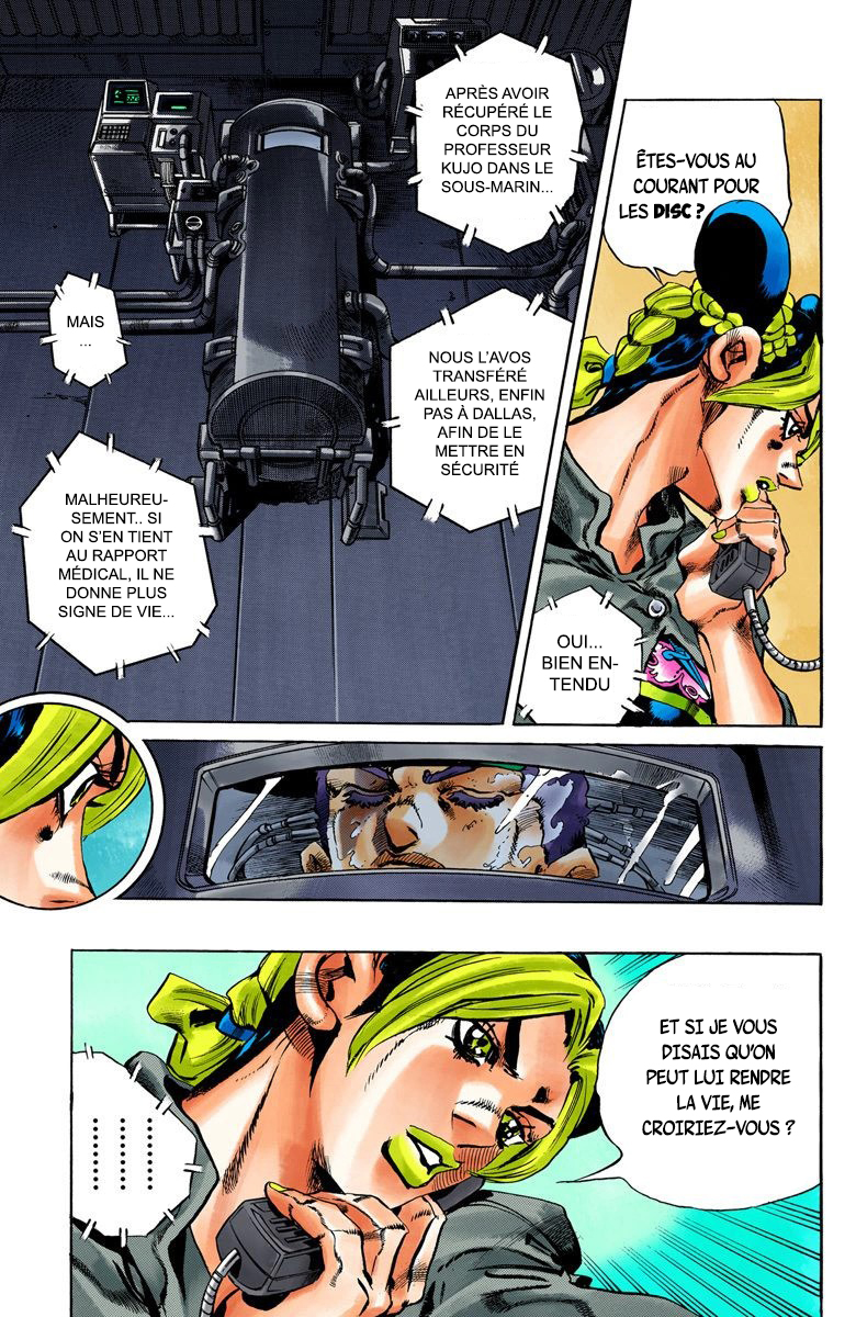 Read JoJo's Bizarre Adventure Part 6 Stone Ocean Official Colored FR Manga Online