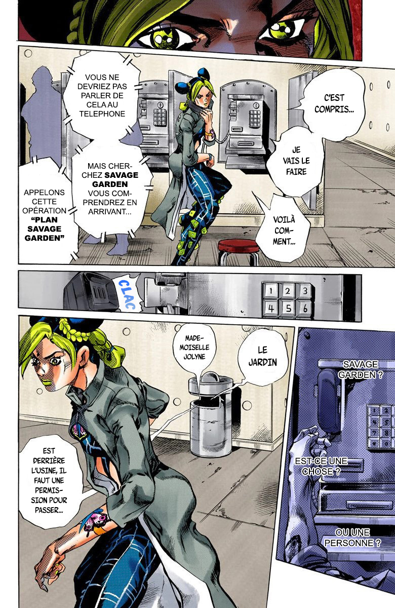 Read JoJo's Bizarre Adventure Part 6 Stone Ocean Official Colored FR Manga Online