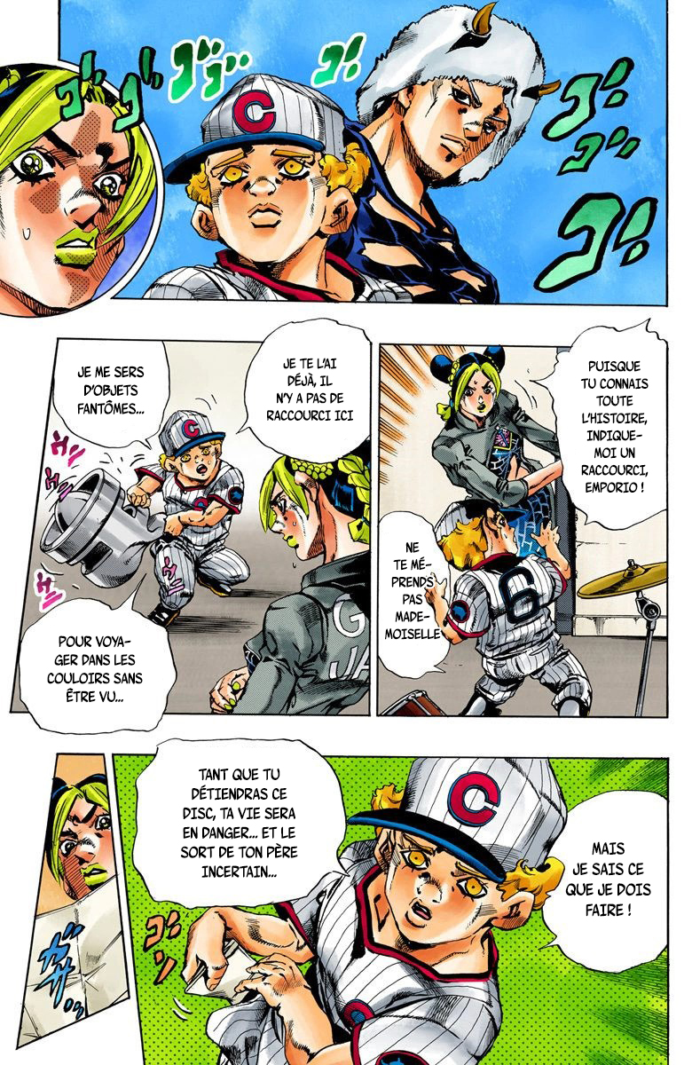 Read JoJo's Bizarre Adventure Part 6 Stone Ocean Official Colored FR Manga Online