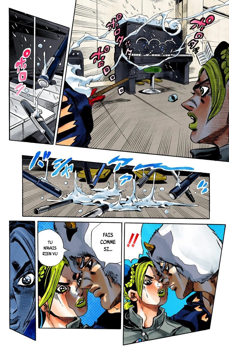 Read JoJo's Bizarre Adventure Part 6 Stone Ocean Official Colored FR Manga Online
