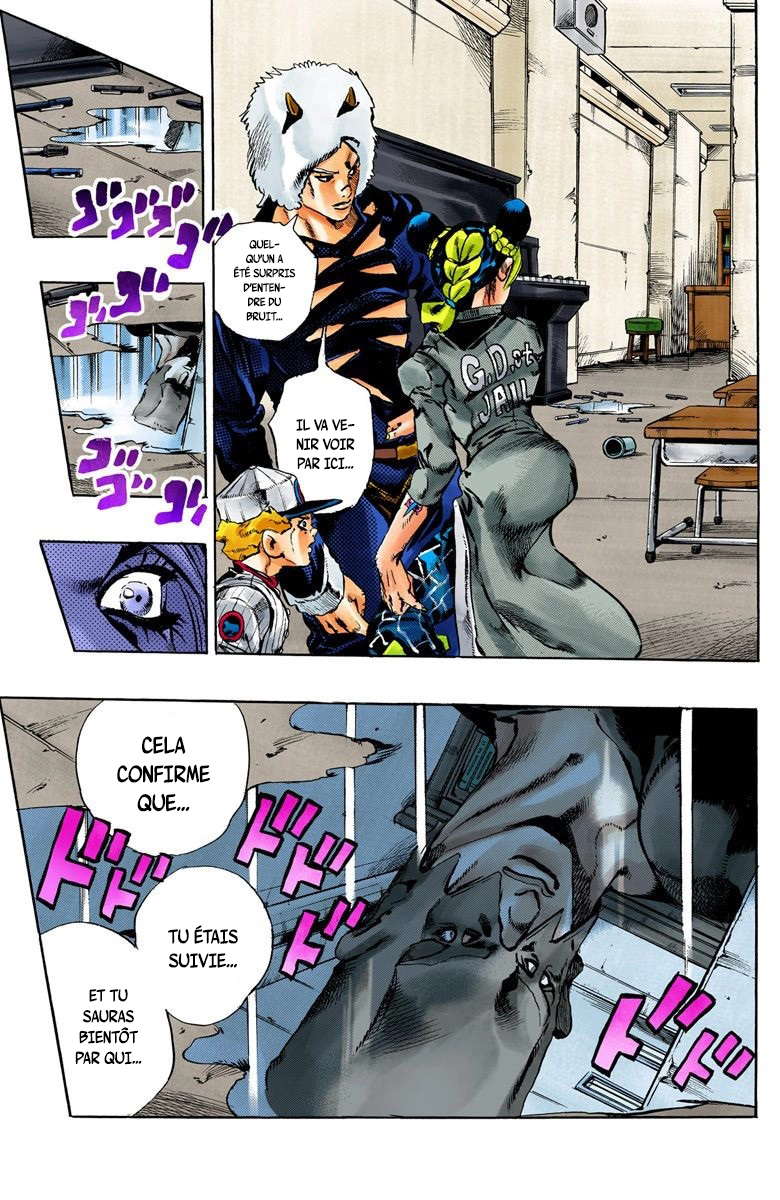 Read JoJo's Bizarre Adventure Part 6 Stone Ocean Official Colored FR Manga Online
