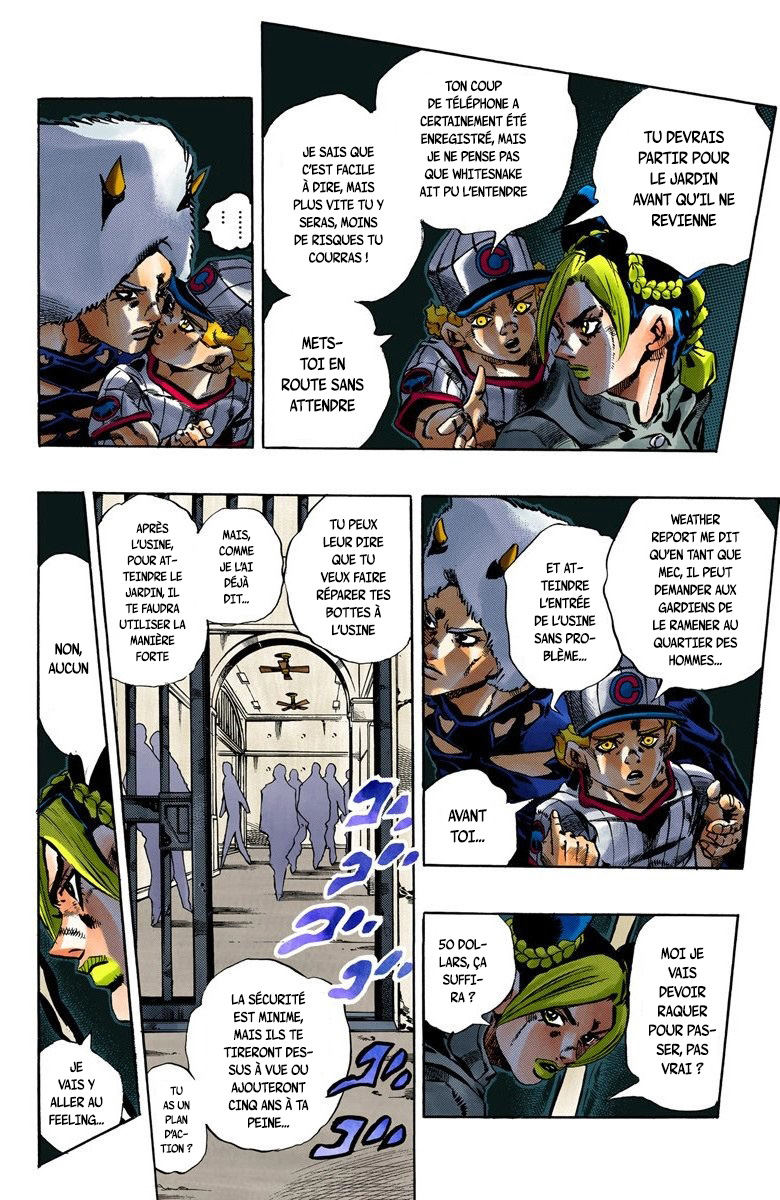 Read JoJo's Bizarre Adventure Part 6 Stone Ocean Official Colored FR Manga Online