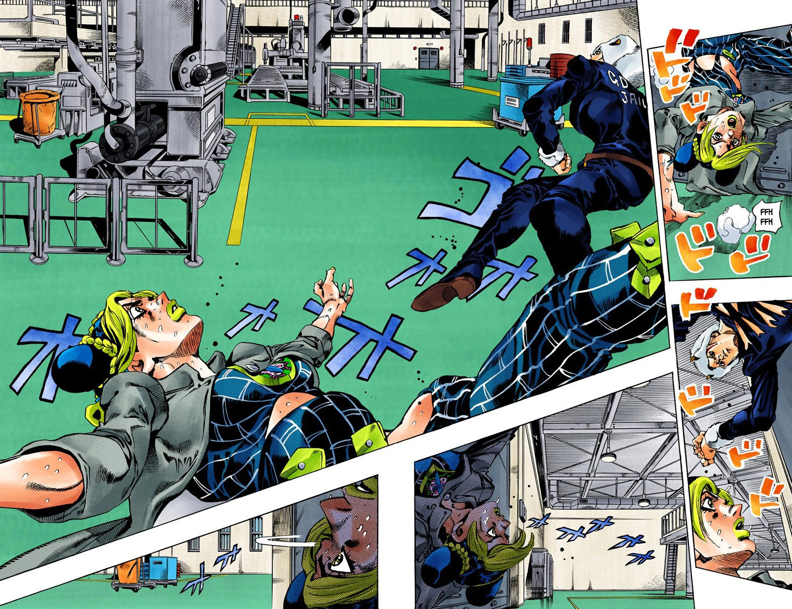 Read JoJo's Bizarre Adventure Part 6 Stone Ocean Official Colored FR Manga Online