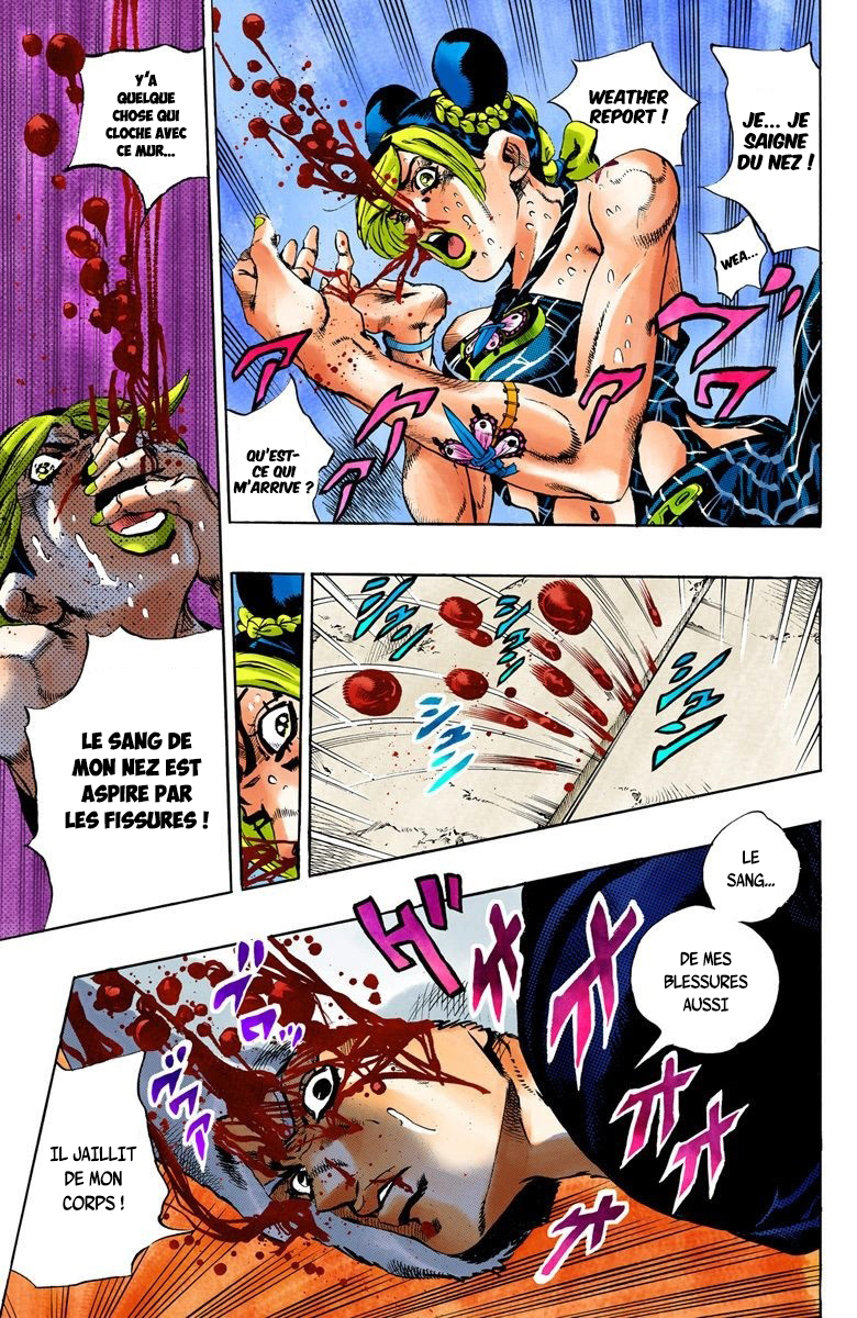 Read JoJo's Bizarre Adventure Part 6 Stone Ocean Official Colored FR Manga Online
