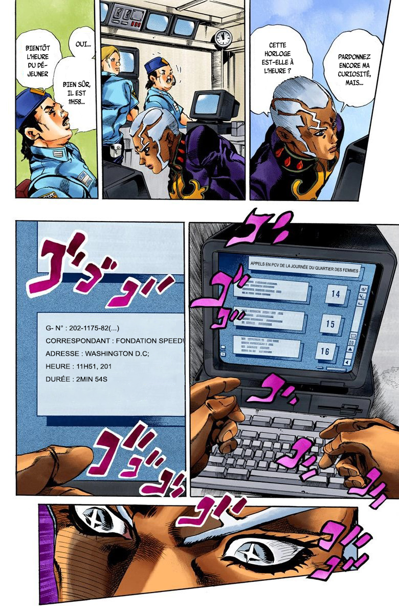 Read JoJo's Bizarre Adventure Part 6 Stone Ocean Official Colored FR Manga Online