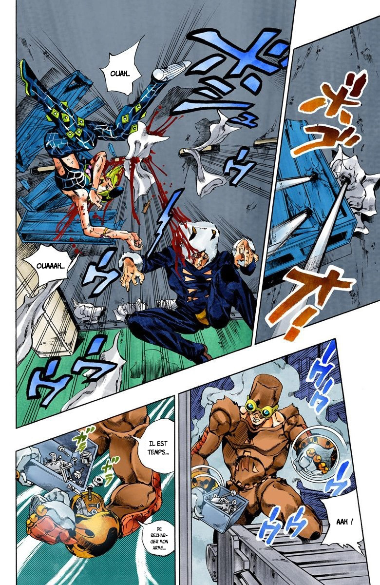 Read JoJo's Bizarre Adventure Part 6 Stone Ocean Official Colored FR Manga Online