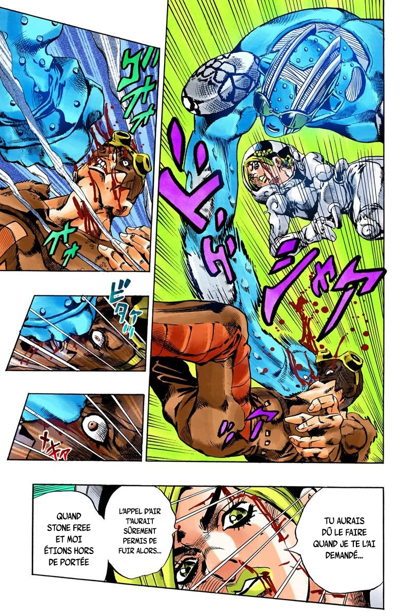 Read JoJo's Bizarre Adventure Part 6 Stone Ocean Official Colored FR Manga Online
