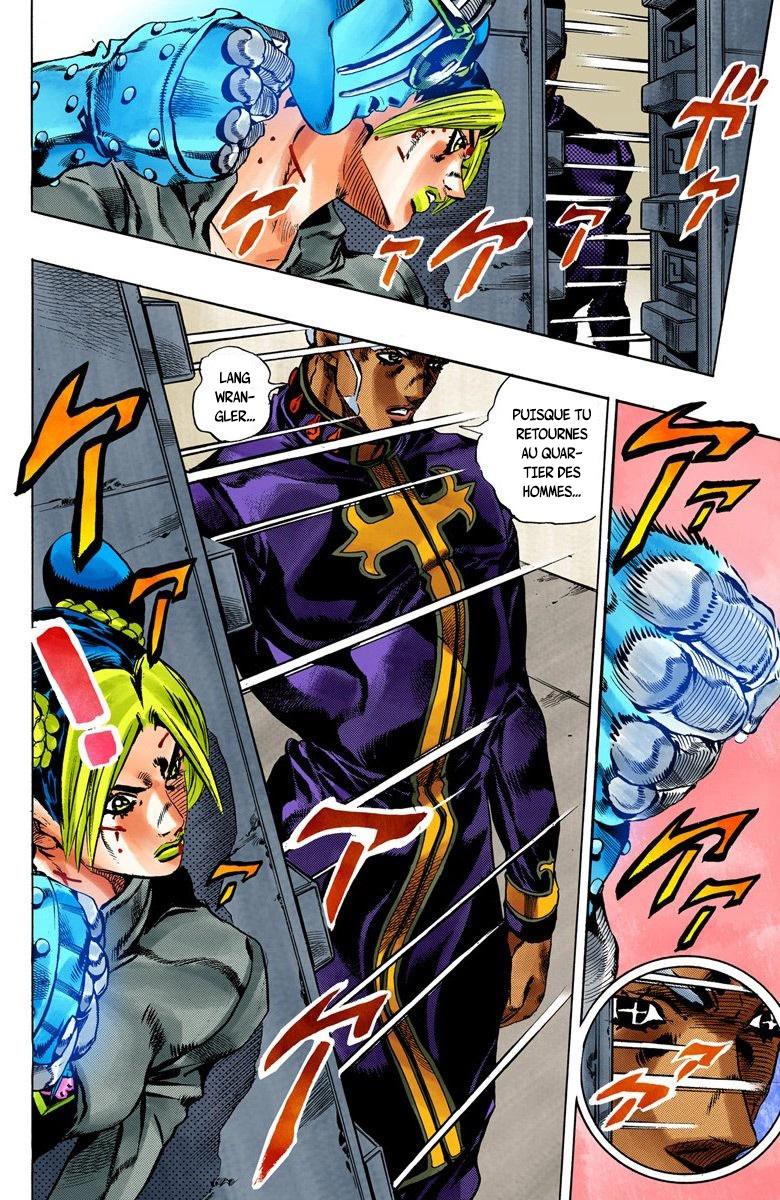 Read JoJo's Bizarre Adventure Part 6 Stone Ocean Official Colored FR Manga Online