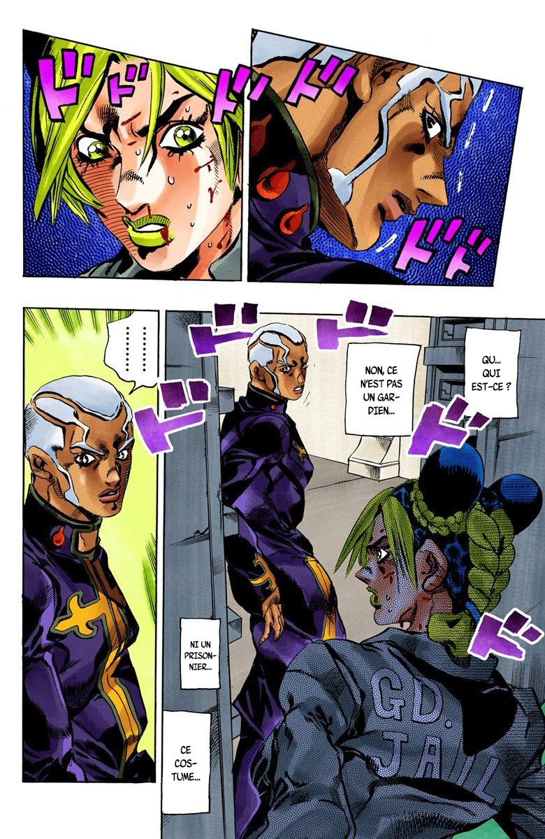 Read JoJo's Bizarre Adventure Part 6 Stone Ocean Official Colored FR Manga Online