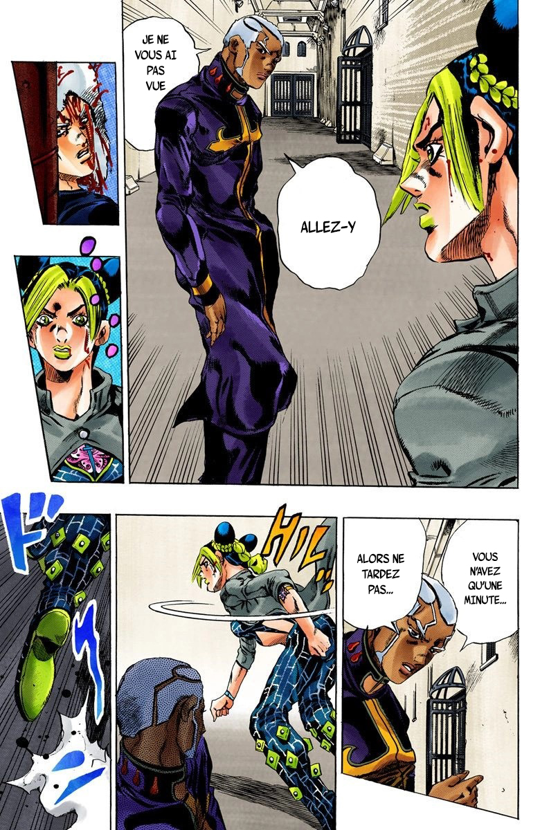 Read JoJo's Bizarre Adventure Part 6 Stone Ocean Official Colored FR Manga Online