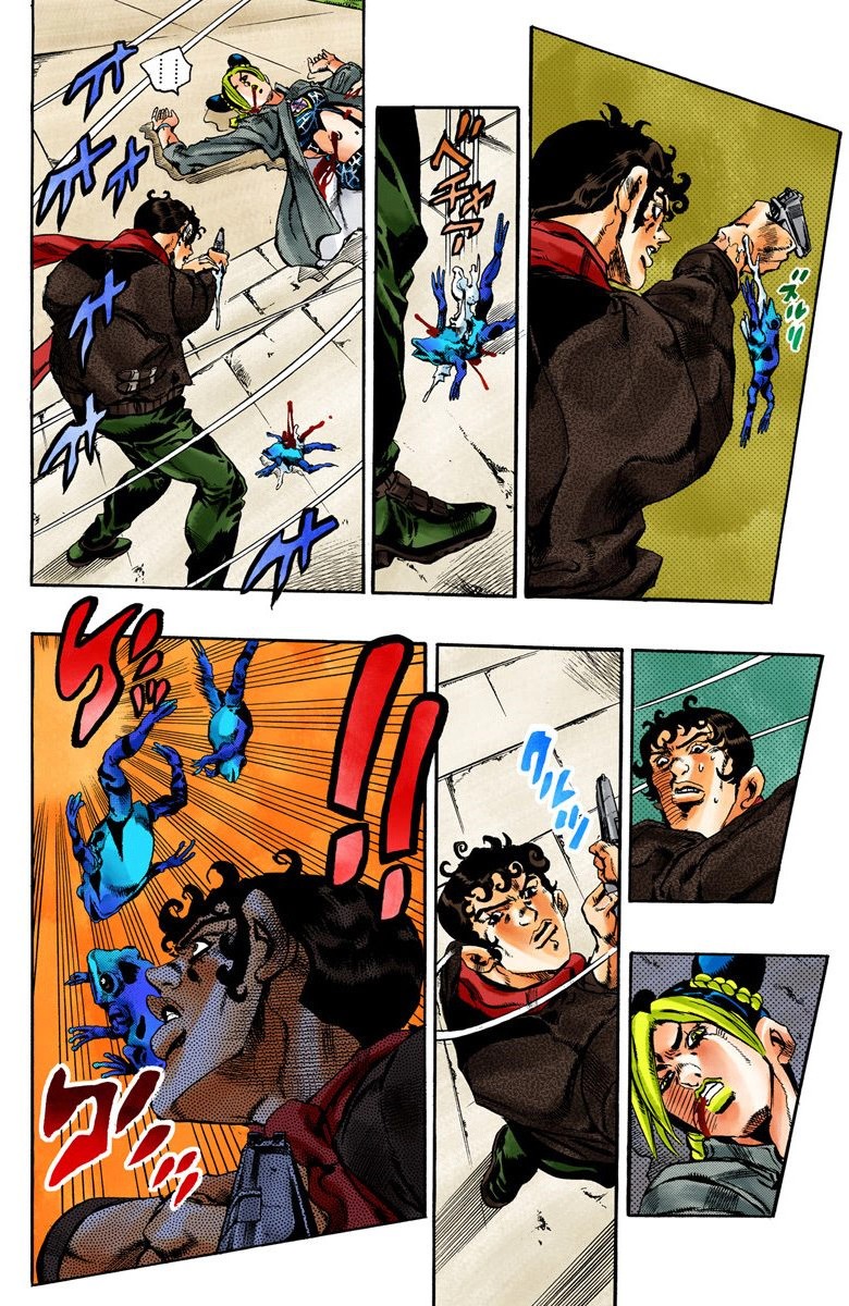 Read JoJo's Bizarre Adventure Part 6 Stone Ocean Official Colored FR Manga Online