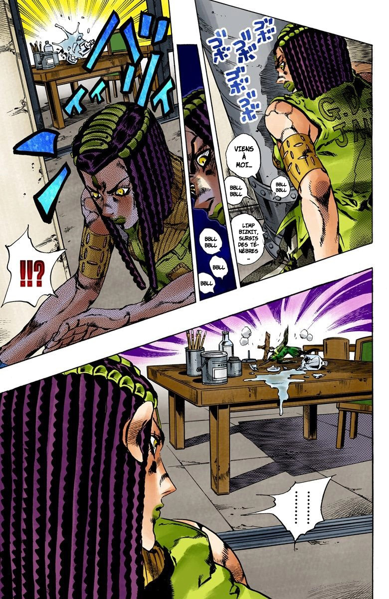 Read JoJo's Bizarre Adventure Part 6 Stone Ocean Official Colored FR Manga Online
