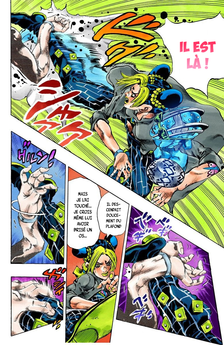 Read JoJo's Bizarre Adventure Part 6 Stone Ocean Official Colored FR Manga Online