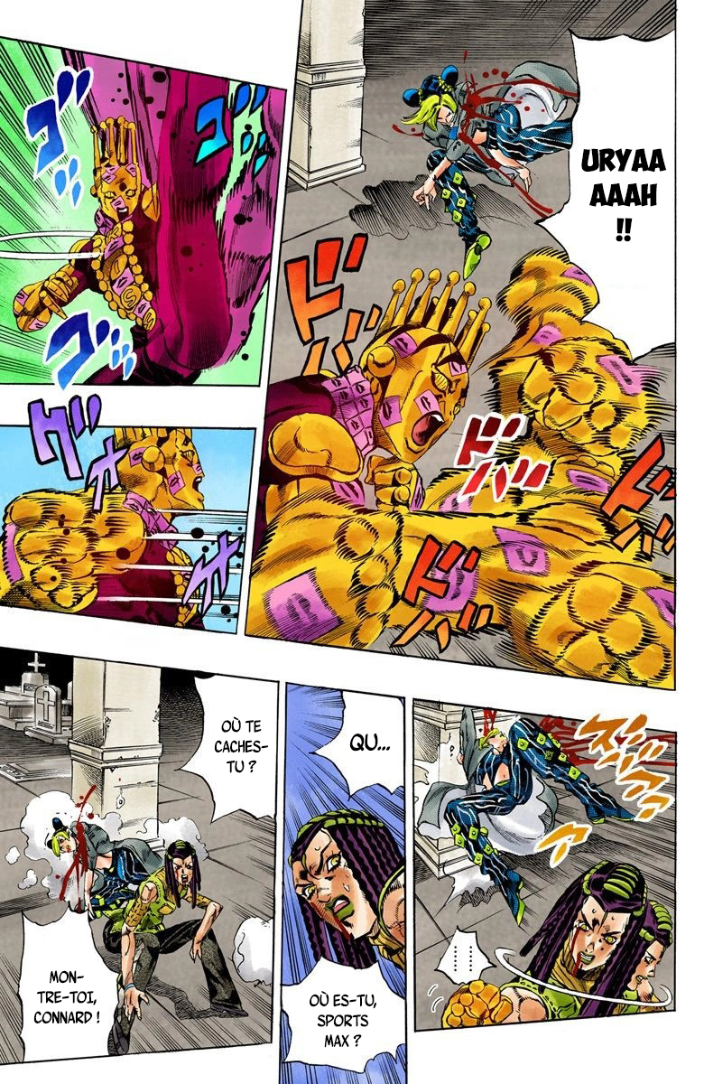 Read JoJo's Bizarre Adventure Part 6 Stone Ocean Official Colored FR Manga Online