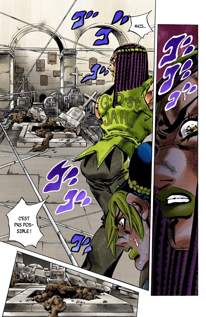 Read JoJo's Bizarre Adventure Part 6 Stone Ocean Official Colored FR Manga Online