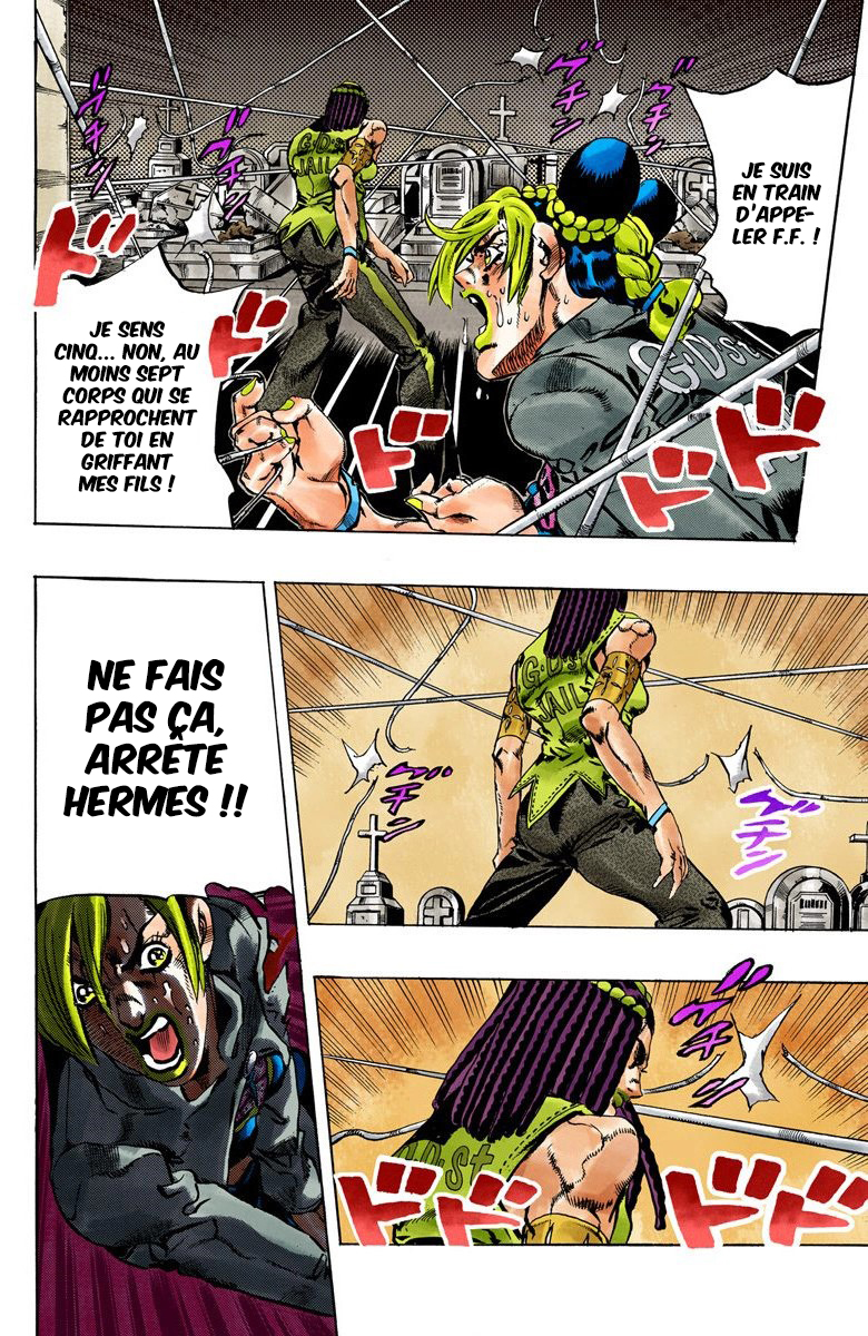 Read JoJo's Bizarre Adventure Part 6 Stone Ocean Official Colored FR Manga Online