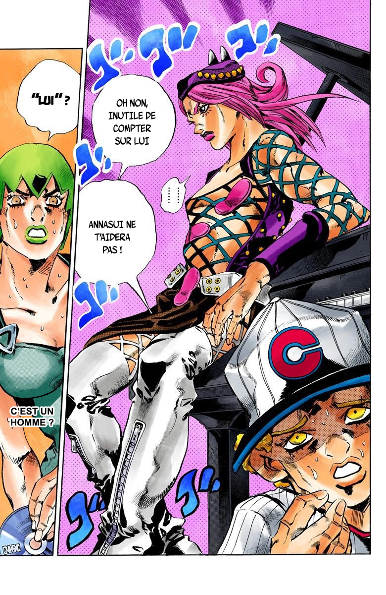 Read JoJo's Bizarre Adventure Part 6 Stone Ocean Official Colored FR Manga Online