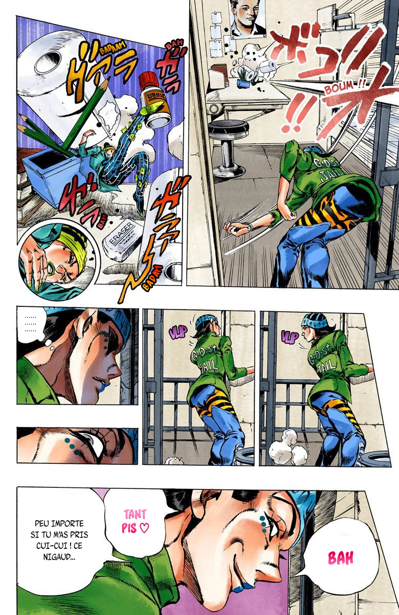 Read JoJo's Bizarre Adventure Part 6 Stone Ocean Official Colored FR Manga Online