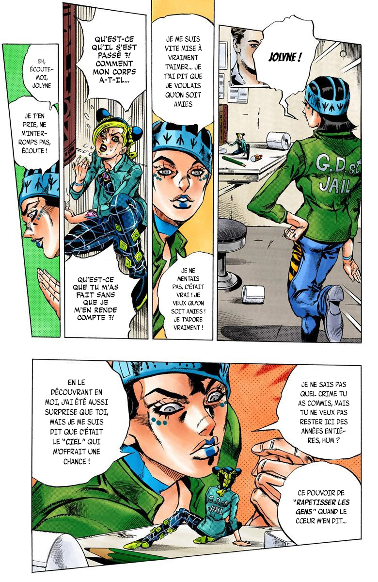 Read JoJo's Bizarre Adventure Part 6 Stone Ocean Official Colored FR Manga Online