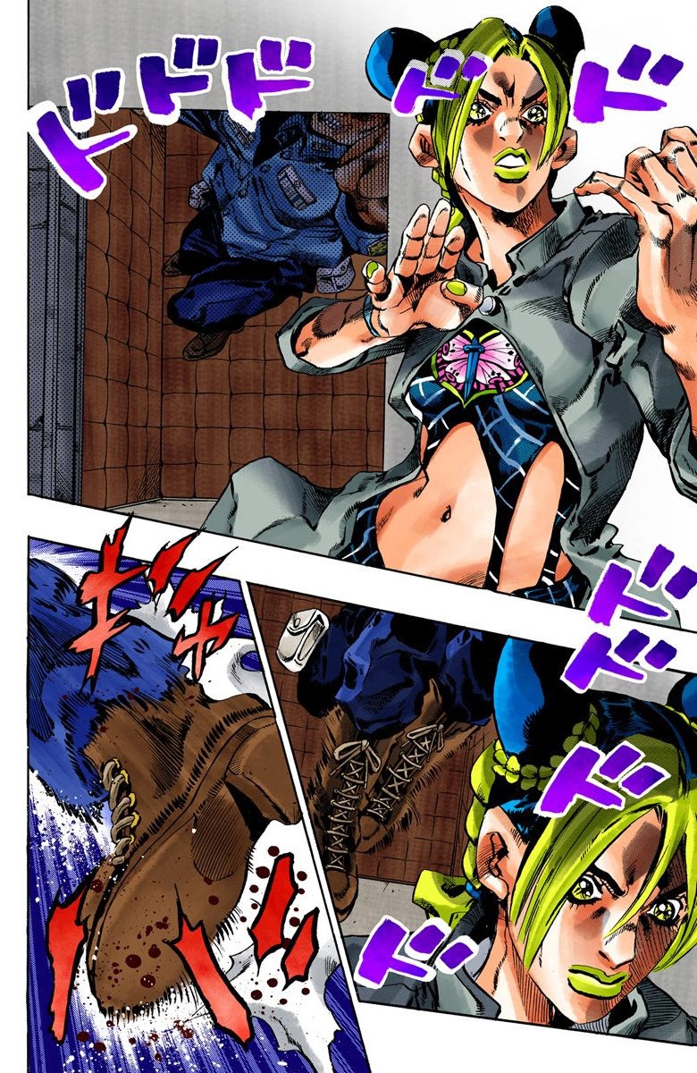 Read JoJo's Bizarre Adventure Part 6 Stone Ocean Official Colored FR Manga Online