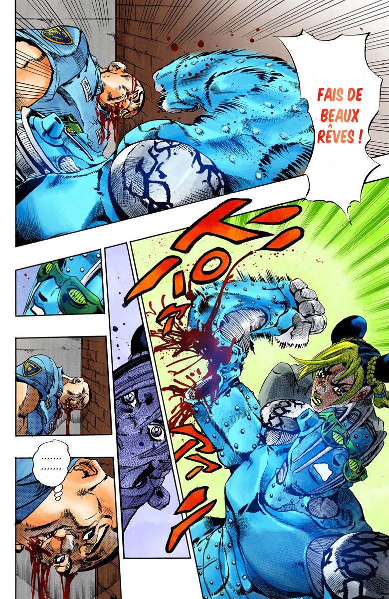 Read JoJo's Bizarre Adventure Part 6 Stone Ocean Official Colored FR Manga Online