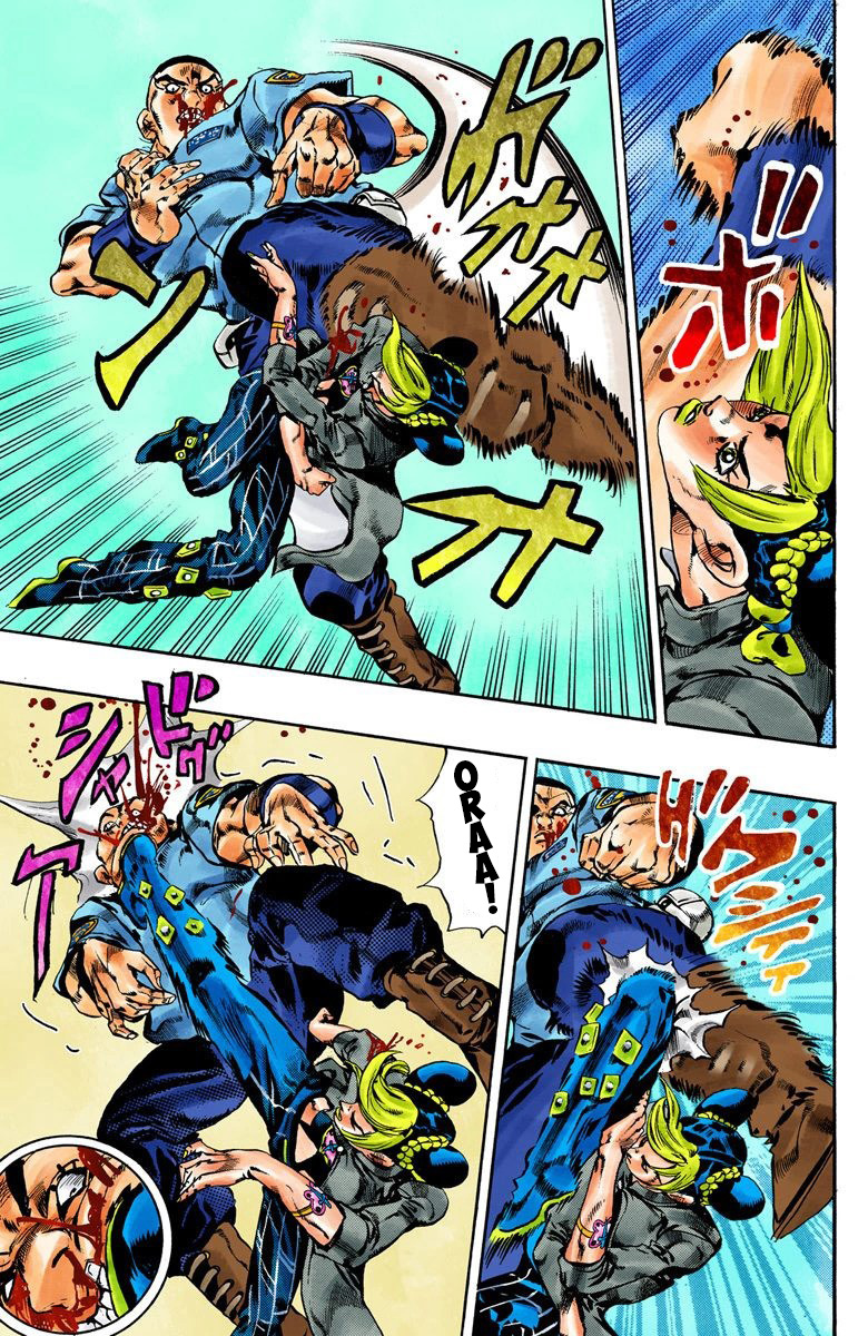 Read JoJo's Bizarre Adventure Part 6 Stone Ocean Official Colored FR Manga Online