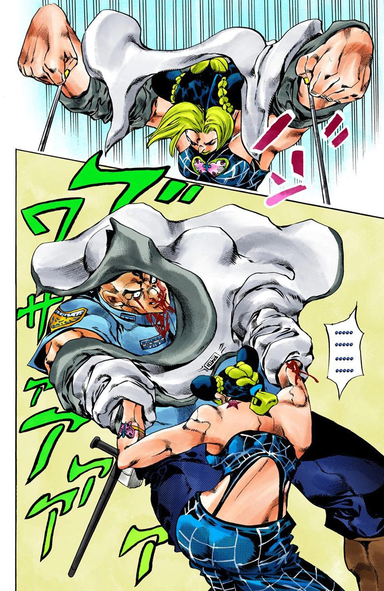 Read JoJo's Bizarre Adventure Part 6 Stone Ocean Official Colored FR Manga Online