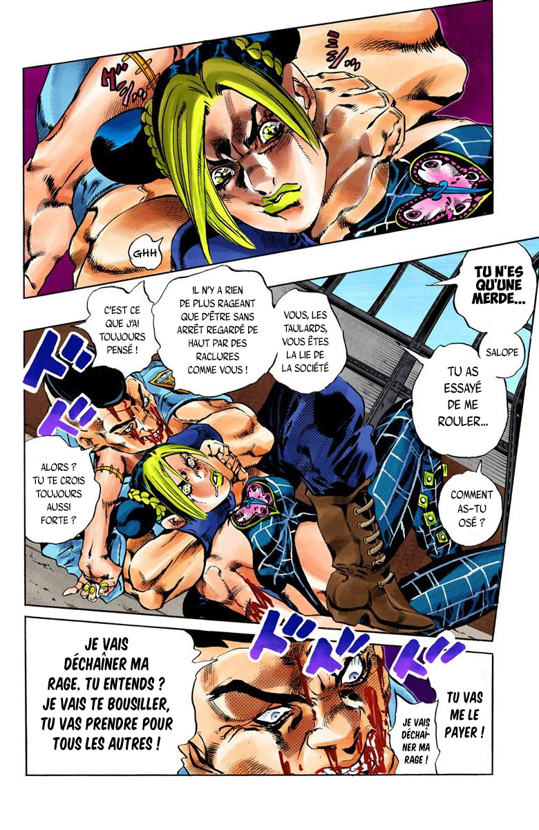 Read JoJo's Bizarre Adventure Part 6 Stone Ocean Official Colored FR Manga Online