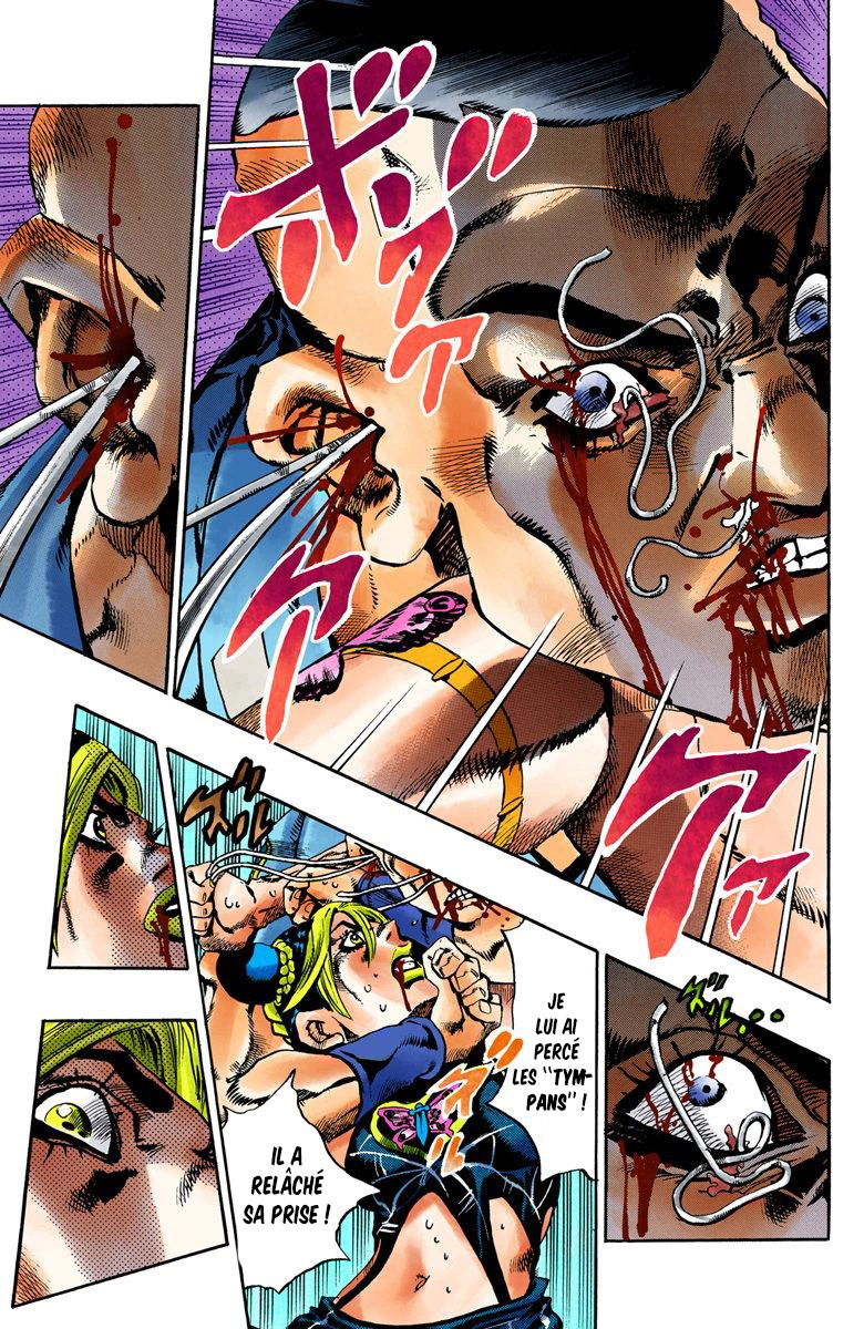 Read JoJo's Bizarre Adventure Part 6 Stone Ocean Official Colored FR Manga Online