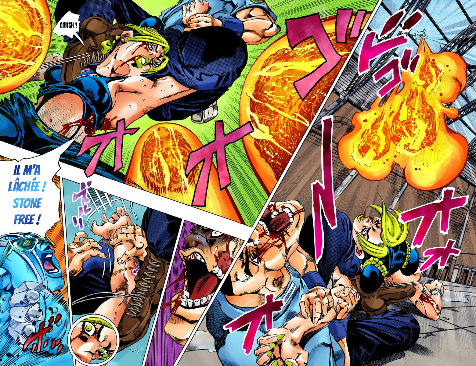 Read JoJo's Bizarre Adventure Part 6 Stone Ocean Official Colored FR Manga Online