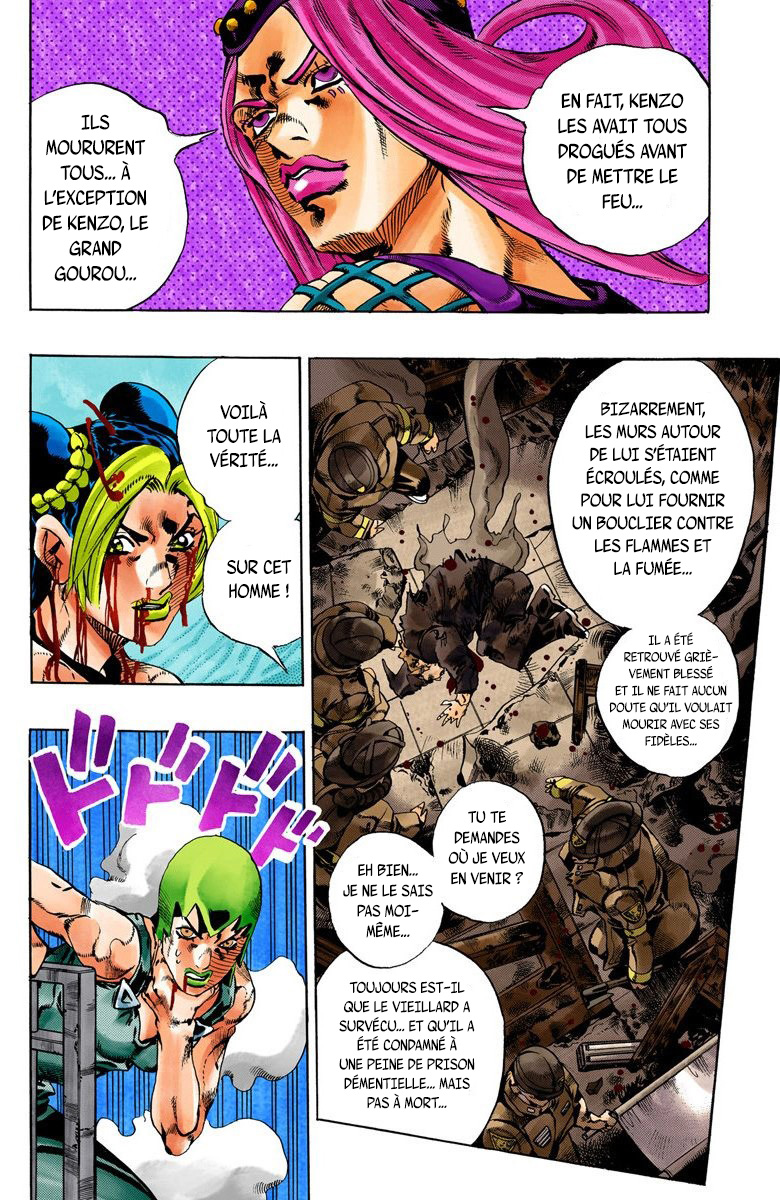 Read JoJo's Bizarre Adventure Part 6 Stone Ocean Official Colored FR Manga Online