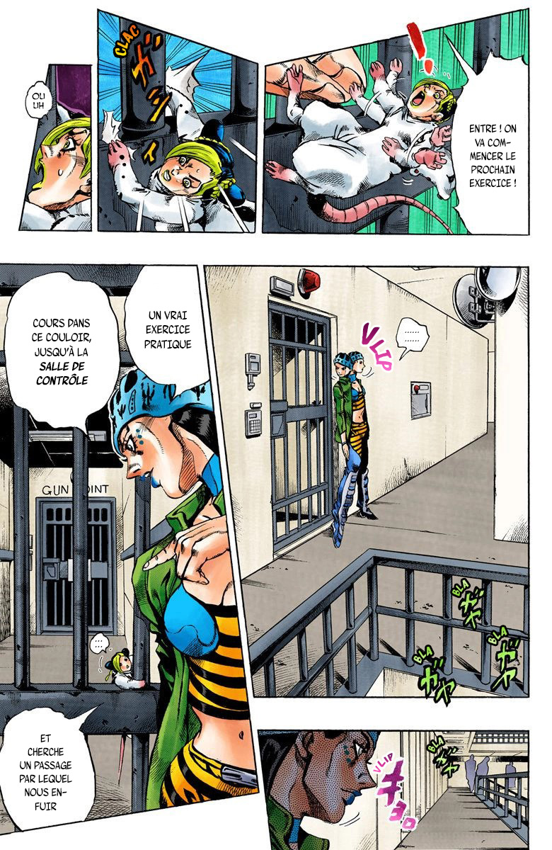 Read JoJo's Bizarre Adventure Part 6 Stone Ocean Official Colored FR Manga Online