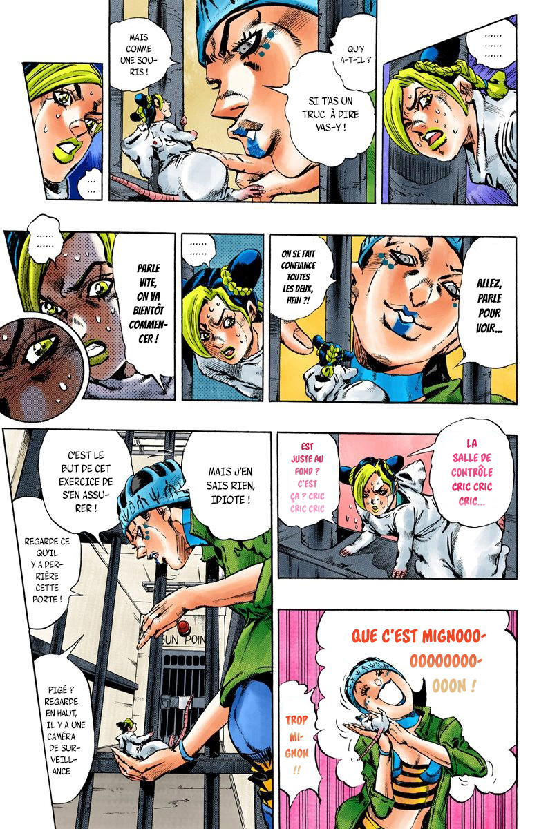 Read JoJo's Bizarre Adventure Part 6 Stone Ocean Official Colored FR Manga Online