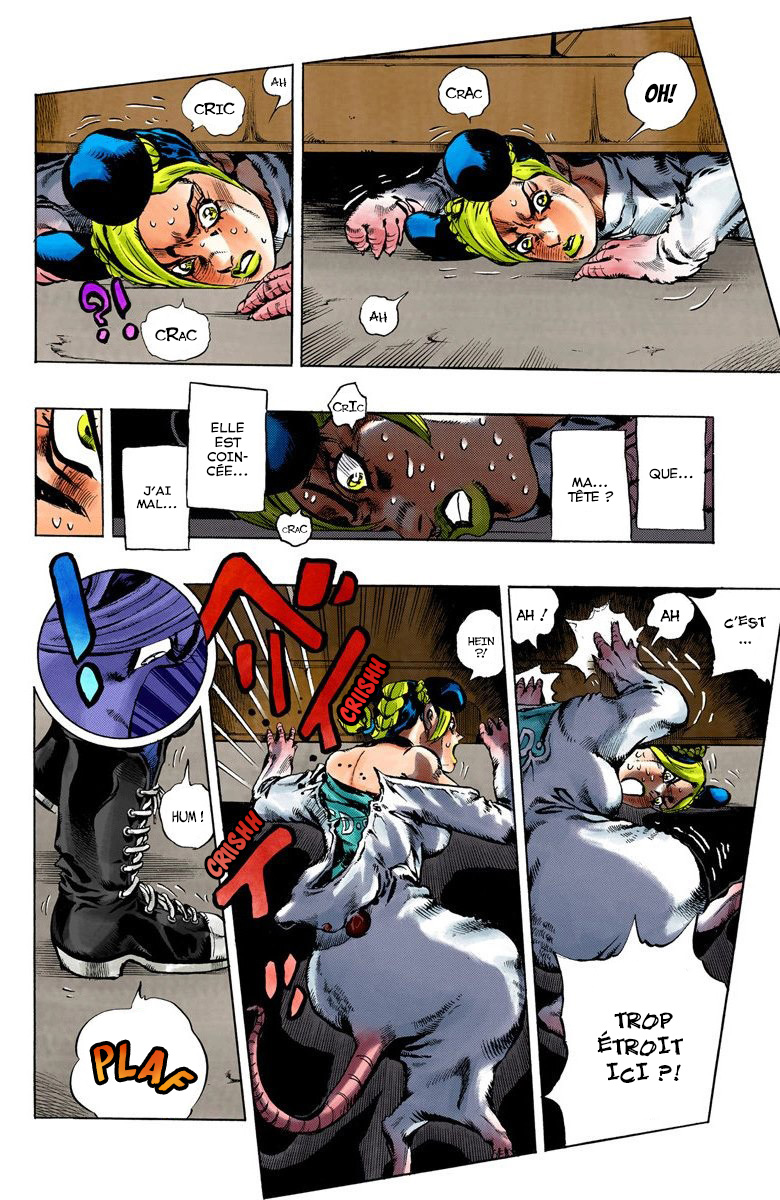 Read JoJo's Bizarre Adventure Part 6 Stone Ocean Official Colored FR Manga Online