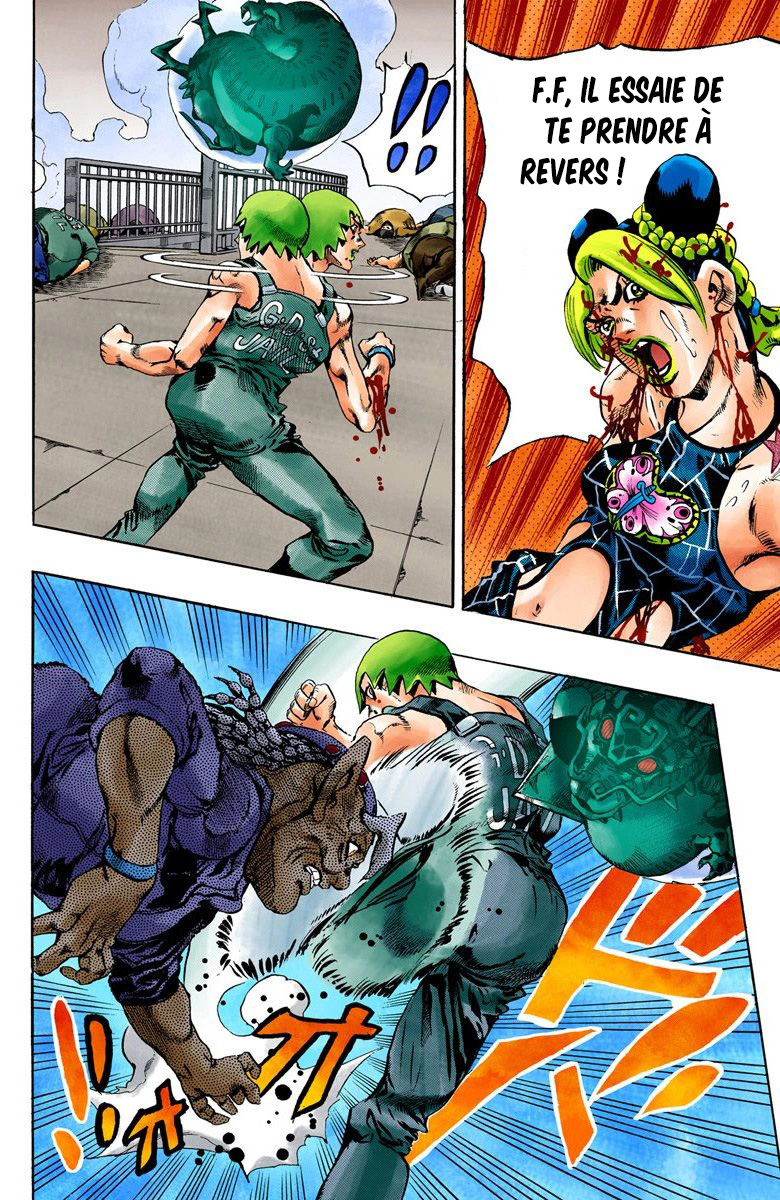Read JoJo's Bizarre Adventure Part 6 Stone Ocean Official Colored FR Manga Online