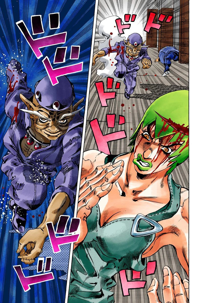 Read JoJo's Bizarre Adventure Part 6 Stone Ocean Official Colored FR Manga Online
