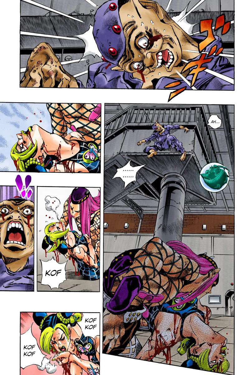 Read JoJo's Bizarre Adventure Part 6 Stone Ocean Official Colored FR Manga Online