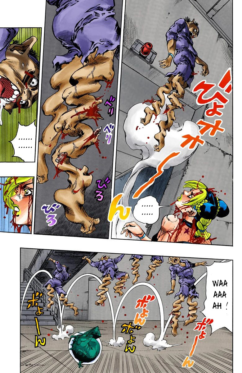 Read JoJo's Bizarre Adventure Part 6 Stone Ocean Official Colored FR Manga Online