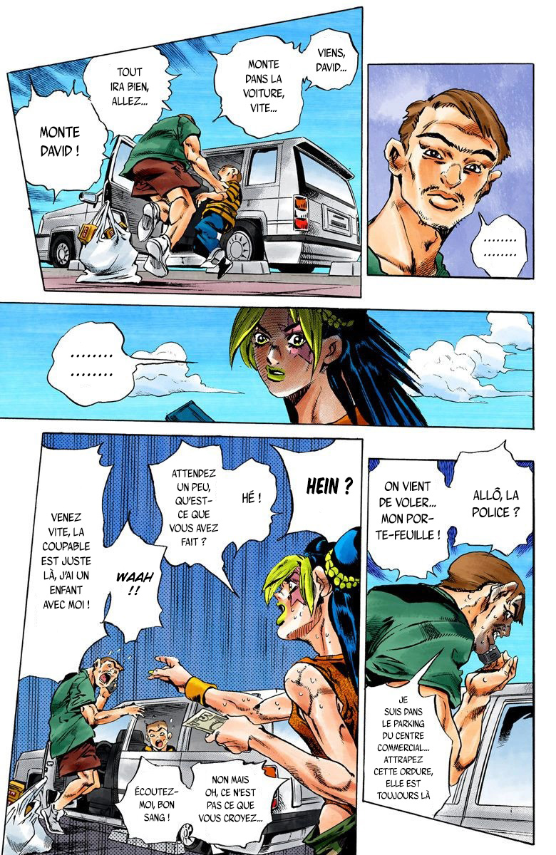 Read JoJo's Bizarre Adventure Part 6 Stone Ocean Official Colored FR Manga Online